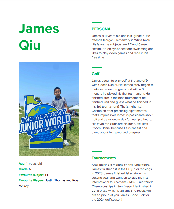 Student Spotlight: James Qiu